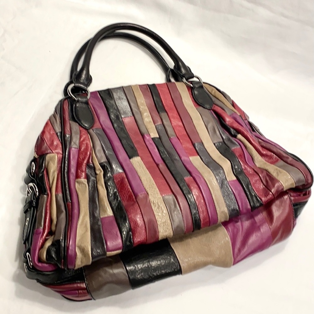 MIU MIU Amarena Nappa Patch Leather Satchel Bag - Picture 14 of 17